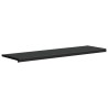 Appui de fenêtre Noir avec grain de bois 140 x 45 x 4,5 cm PVC 639725639725