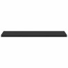 Appui de fenêtre Noir avec grain de bois 140 x 50 x 4,5 cm PVC 639726639726