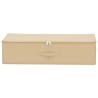 Boîte de rangement 24 pcs Crème 70 x 40 x 18 cm Tissu intissé 639728639728