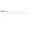 Auvent rétractable électrique Blanc 3 x 2,5 m 639733639733