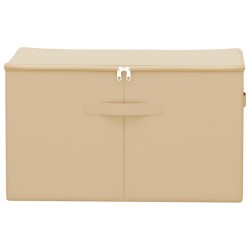 Boîte de rangement 24 pcs Crème 55 x 35 x 32 cm Tissu intissé 639744639744