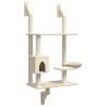 Arbre à chat mural avec griffoir crème 153 cm 639750639750