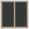 Ensemble de canapé de jardin 5 pcs Beige polyrotin 639752639752