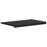 Appui de fenêtre Noir avec grain de bois 60 x 50 x 4,5 cm PVC 639758639758