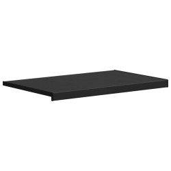 Appui de fenêtre Noir avec grain de bois 80 x 50 x 4,5 cm PVC 639760639760