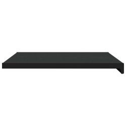 Appui de fenêtre Noir avec grain de bois 80 x 50 x 4,5 cm PVC 639760639760