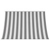 Auvent Anthracite et blanc 150 x 150 cm 639765639765
