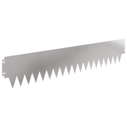 Bordure de Pelouse 10 pcs 103 x 20 cm métal Argenté 639771639771