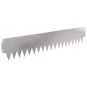 Bordure de Pelouse 10 pcs 103 x 20 cm métal Argenté 639771639771