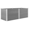 Lit surélevé de jardin 250x100x91 cm WPC Gris 639775639775