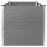 Lit surélevé de jardin 250x100x91 cm WPC Gris 639775639775