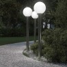 Bornes lumineuses lot de 3 120 cm acier inoxydable IP44 639781639781