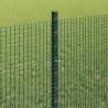Clôture en fil soudé avec poteaux 10 x 0,8 m Vert Maille 639788639788