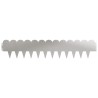 Bordure de Pelouse 10 pcs 103 x 20 cm Acier Argenté 639795639795