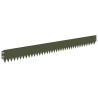 Bordure de Pelouse 50 pcs 103 x 10 cm Acier Vert olive 639796639796