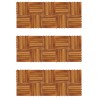 Carreau de terrasse 30 pcs Marron 30 x 30 cm Bois d'acacia 639799639799