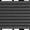 Carreau de terrasse 22 pcs Gris 30 x 30 cm WPC 639801639801