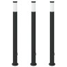 Borne lumineuse avec sortie lot de 3 110 cm acier inoxydable IP44 639812639812