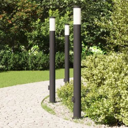 Borne lumineuse avec sortie lot de 3 110 cm acier inoxydable IP44 639812639812