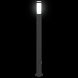 Borne lumineuse avec sortie lot de 3 110 cm acier inoxydable IP44 639812639812