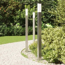 Borne lumineuse lot de 3 110 cm acier inoxydable IP44 639813639813