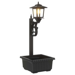 Luminaire de Bornes avec Planteur Noir 29 x 28 x 74 cm 639818639818