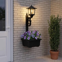 Luminaire de Bornes avec Planteur Noir 29 x 28 x 74 cm 639818639818
