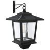 Lampe Murale 2 pc Noir 19 x 14 x 25 cm Acier inoxydable et ABS 639824639824