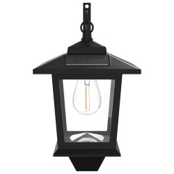 Lampe Murale 2 pc Noir 19 x 14 x 25 cm Acier inoxydable et ABS 639824639824