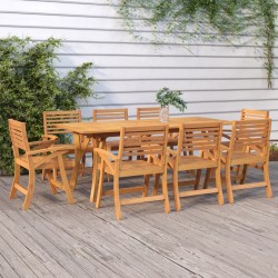Table de jardin 200x90x75 cm Bois d'acacia solide 639839639839