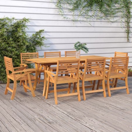 Table de jardin 200x90x75 cm Bois d'acacia solide 639839639839