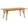 Table de jardin 200x90x75 cm Bois d'acacia solide 639839639839