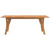 Table de jardin 200x90x75 cm Bois d'acacia solide 639839639839