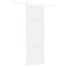 Porte coulissante Blanc 83 x 232 cm Bois de pin massif 639841639841