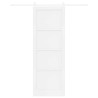 Porte coulissante Blanc 83 x 232 cm Bois de pin massif 639841639841
