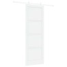 Porte coulissante Blanc 83 x 232 cm Bois de pin massif 639842639842