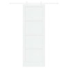 Porte coulissante Blanc 83 x 232 cm Bois de pin massif 639842639842