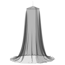 Ciel de lit anti-moustiques 156 mesh Noir ⌀56 x 220 cm 639844639844