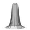 Ciel de lit anti-moustiques 156 mesh Noir ⌀56 x 220 cm 639844639844