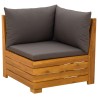 Ensemble de canapés d'extérieur avec coussin 3 Pièce Marron 639848639848