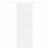 Porte coulissante Blanc 83 x 232 cm Bois de pin massif 639850639850
