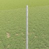 Clôture hexagonale avec poteau 25 x 1 m Acier galvanisé Argenté 639859639859