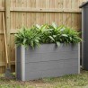 Jardinière surélevée Gris 150 x 30 x 72 cm 639862639862