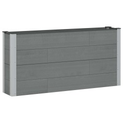 Jardinière surélevée Gris 150 x 30 x 72 cm 639862639862