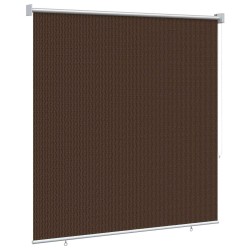 Store enrouleur extérieur à 90% de blocage UV Marron HDPE 639863639863