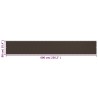 Écran de balcon Marron 90x600 cm PEHD 639870639870