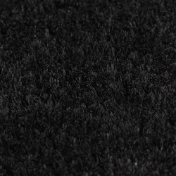 Tapis de porte noir 100x300 cm fibre de coco touffeté 639871639871