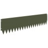 Bordure de Pelouse 20 pcs 103 x 25 cm Acier Vert olive 639890639890