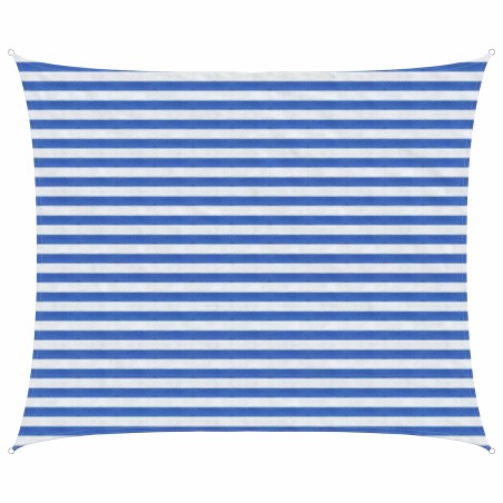 Voile d'ombre Bleu et Blanc 2,5 x 3,5 m HDPE 639892639892