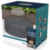 Bestway Housse Gris Ø180 x 66 cm PVC et POM 639895639895
